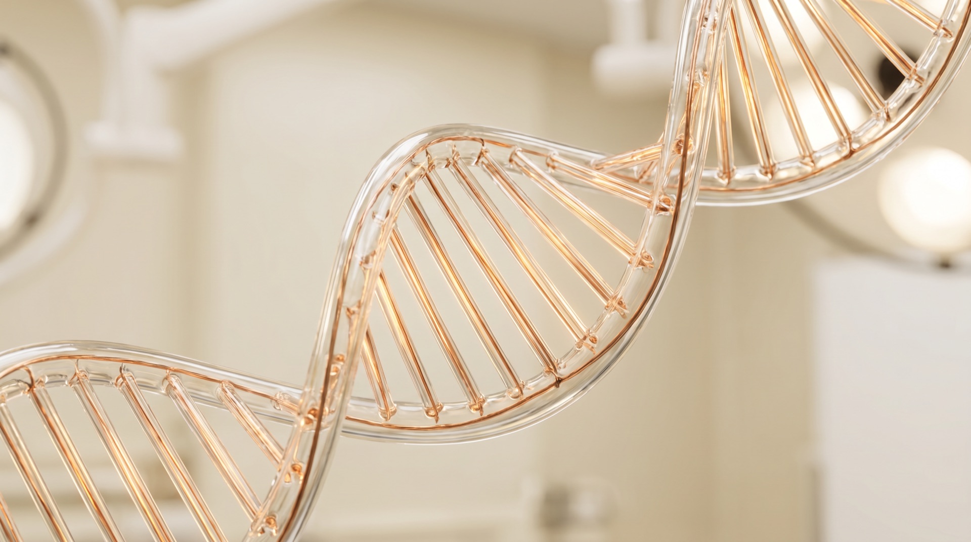 Glass DNA helix